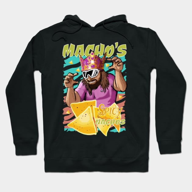 Macheesemo flavour spicy Nachos Hoodie by Ace13creations